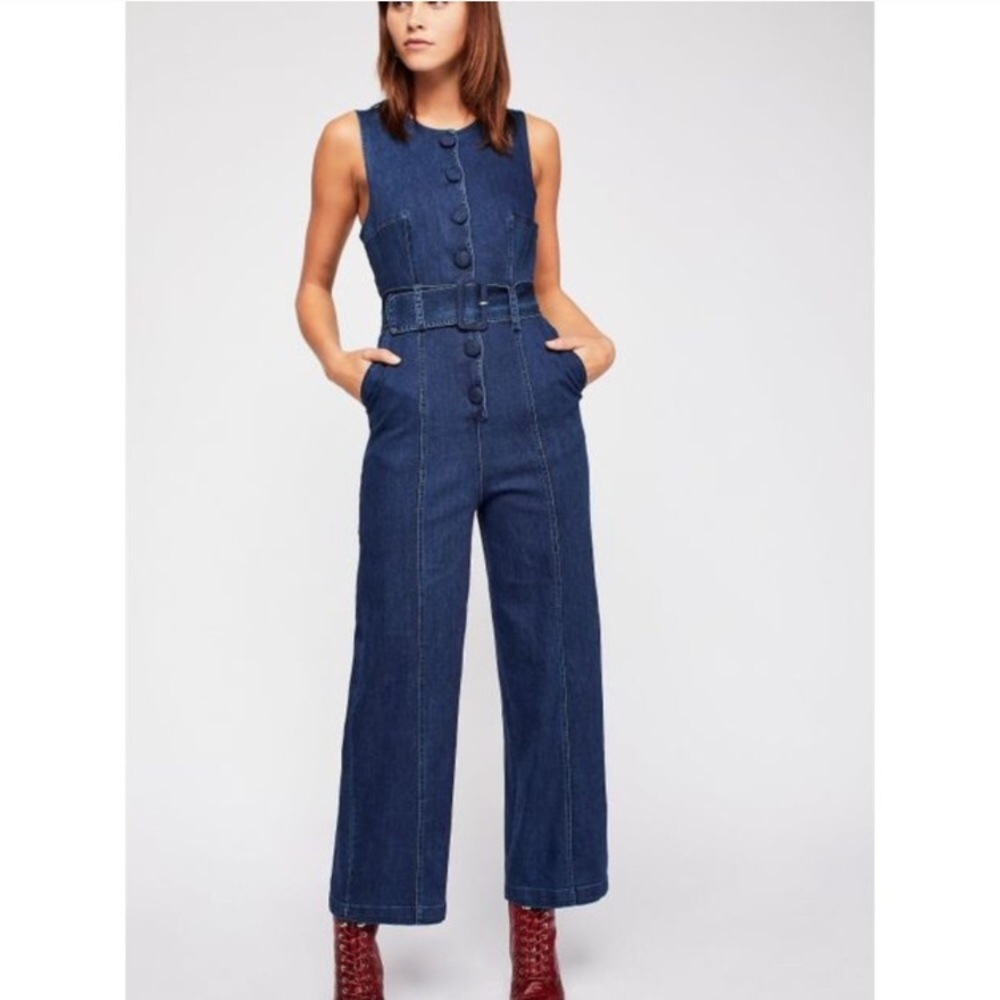 NWT Free People Maddie Jumpsuit Sz 0